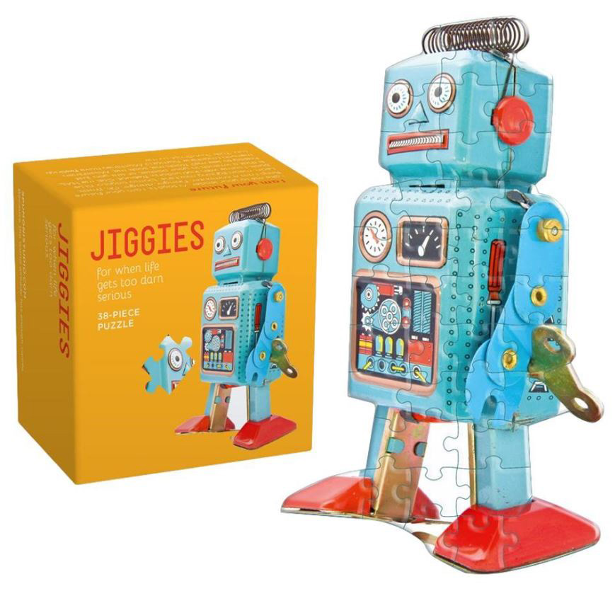 Robot Jiggie Mini Puzzle Game & Toy Shaped Puzzle