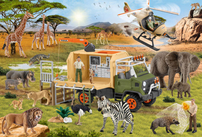 Animal Rescue Safari Animals Jigsaw Puzzle
