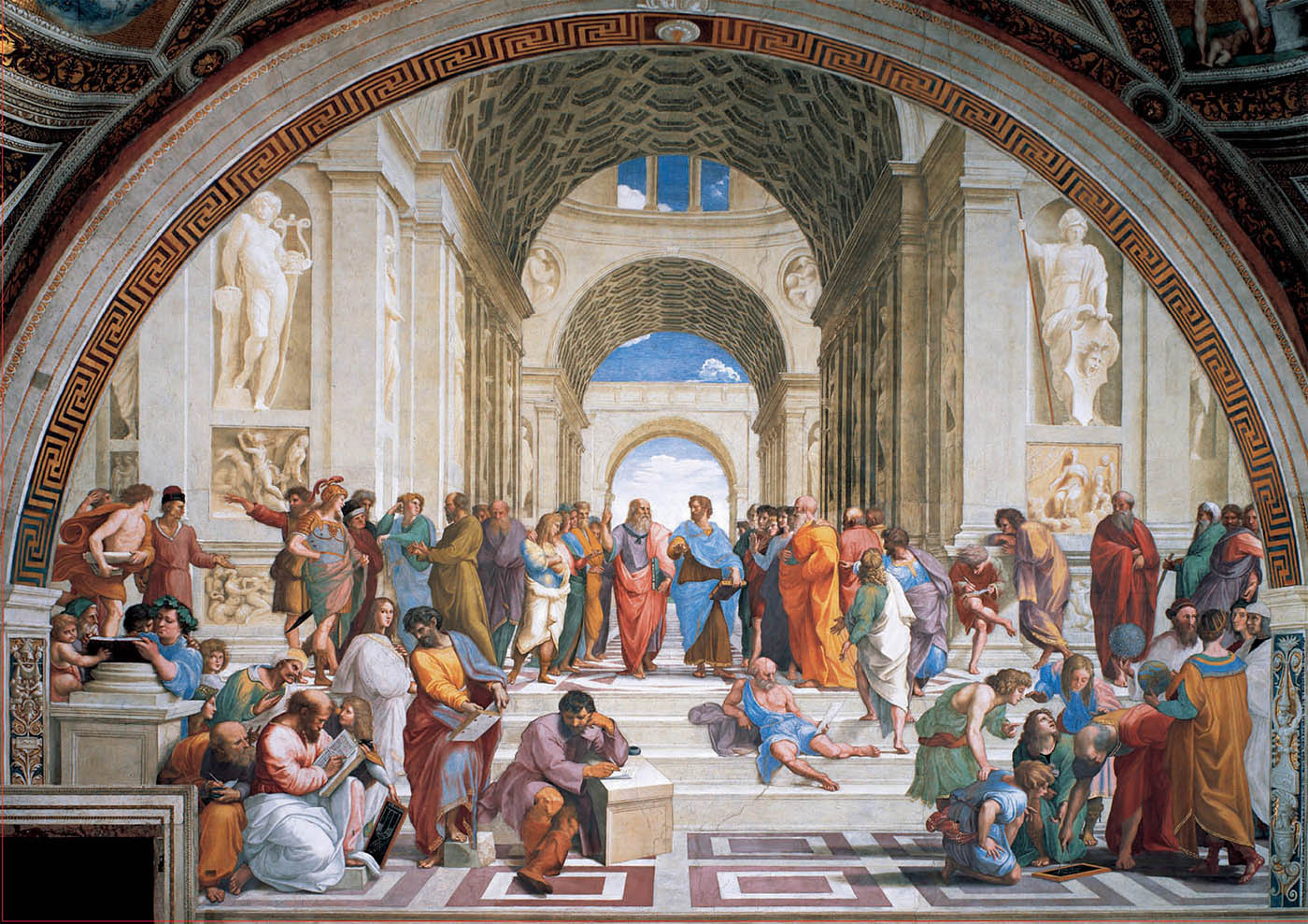 School Of Athens by Raphael Fine Art Jigsaw Puzzle