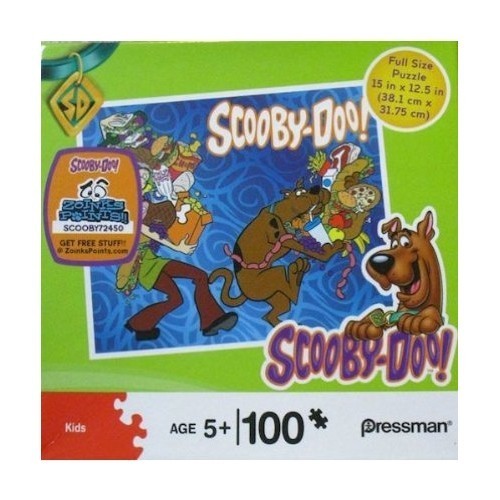 Scooby-Doo Shaggy & Food Feast - 100pc, 100 Pieces, Pressman | Puzzle ...