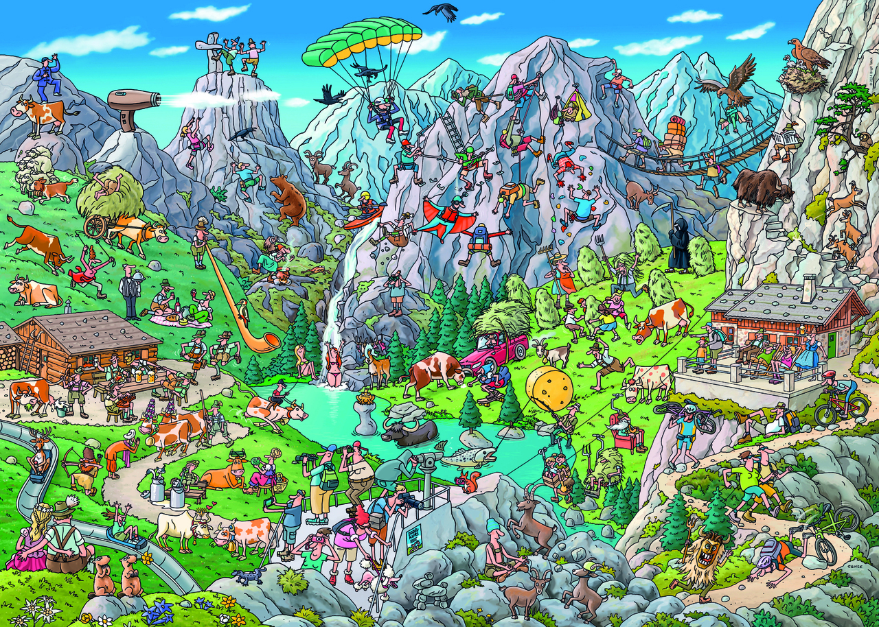 Heye Alpine Fun 1000 Piece Birgit Tanck Jigsaw Puzzle for sale online 