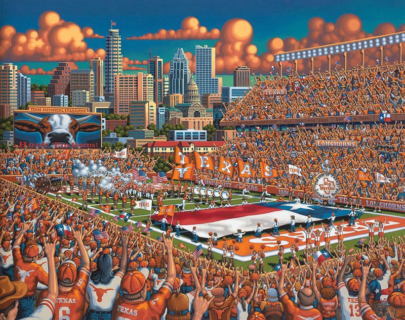 Texas Longhorns Sports Jigsaw Puzzle