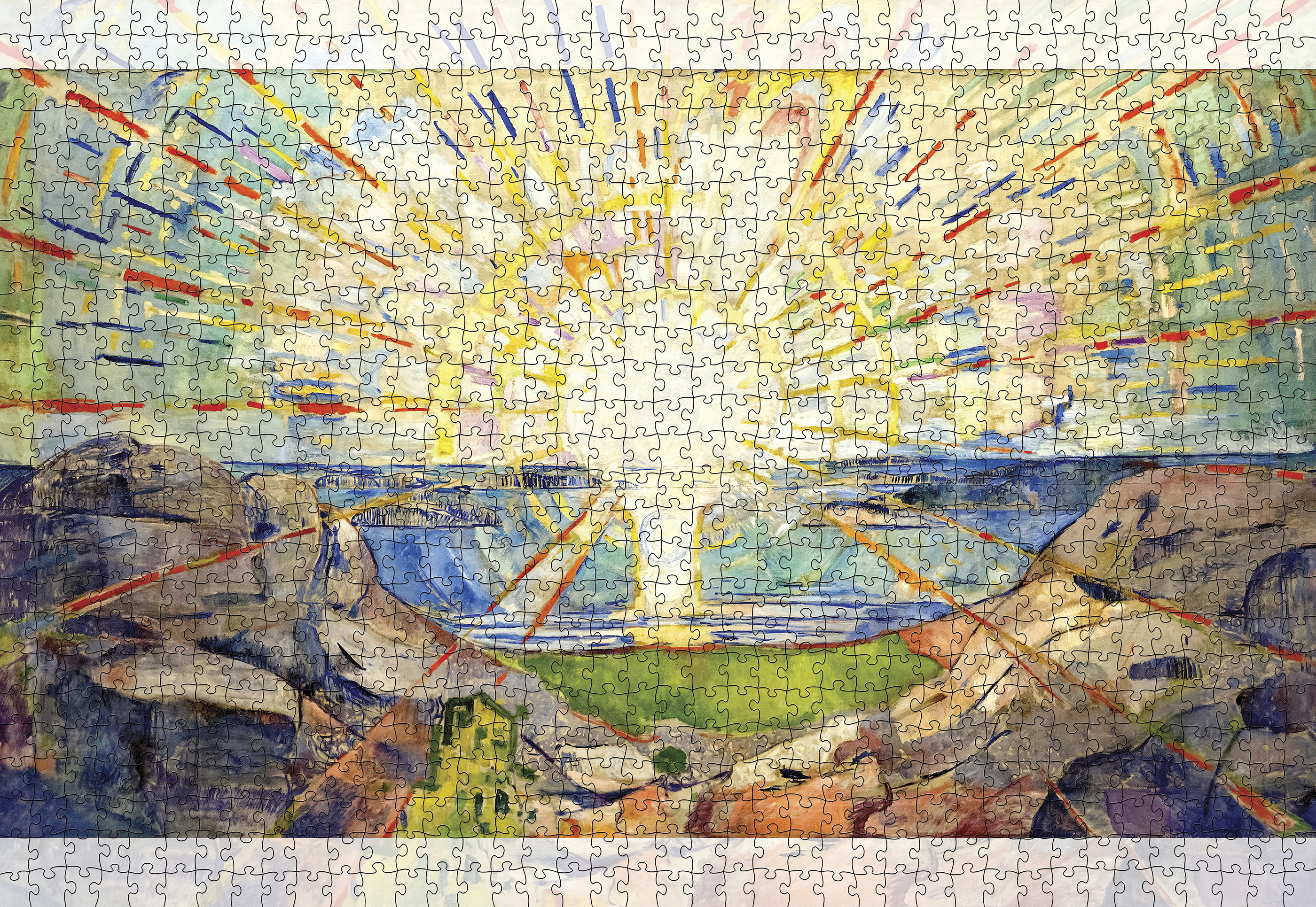 The Sun Contemporary & Modern Art Jigsaw Puzzle