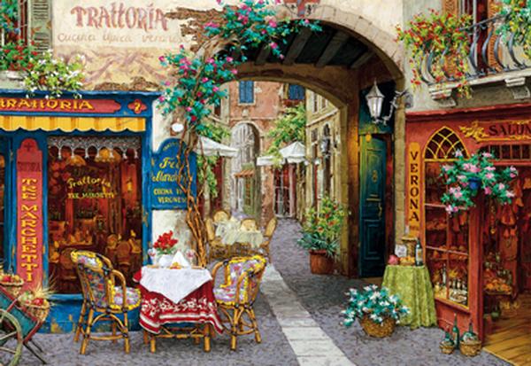 Trattoria Tre Marchetti, 1000 Pieces, Educa | Puzzle Warehouse