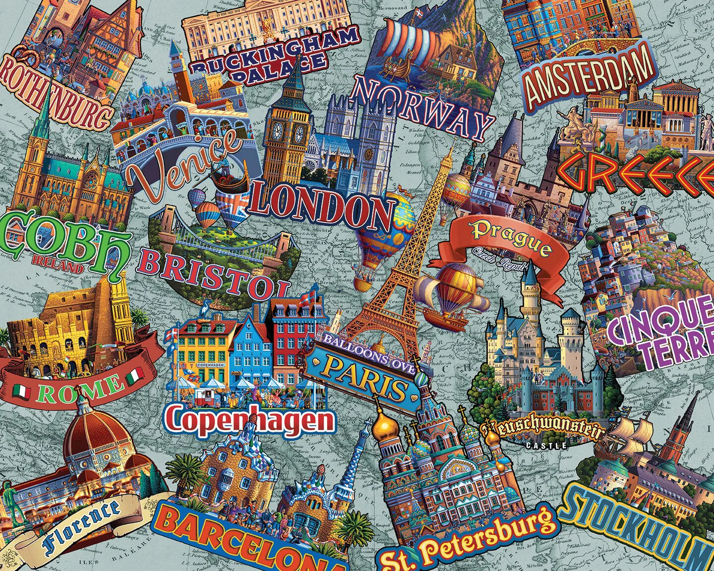 Travel Europe Travel Jigsaw Puzzle