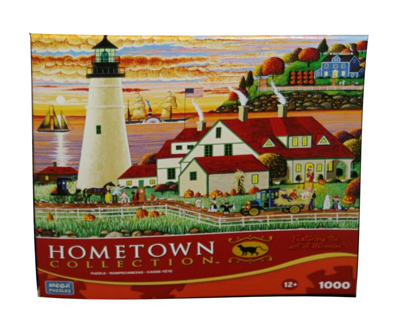 Hometown Collection - Trick or Treat, 1000 Pieces, MEGA Puzzles ...