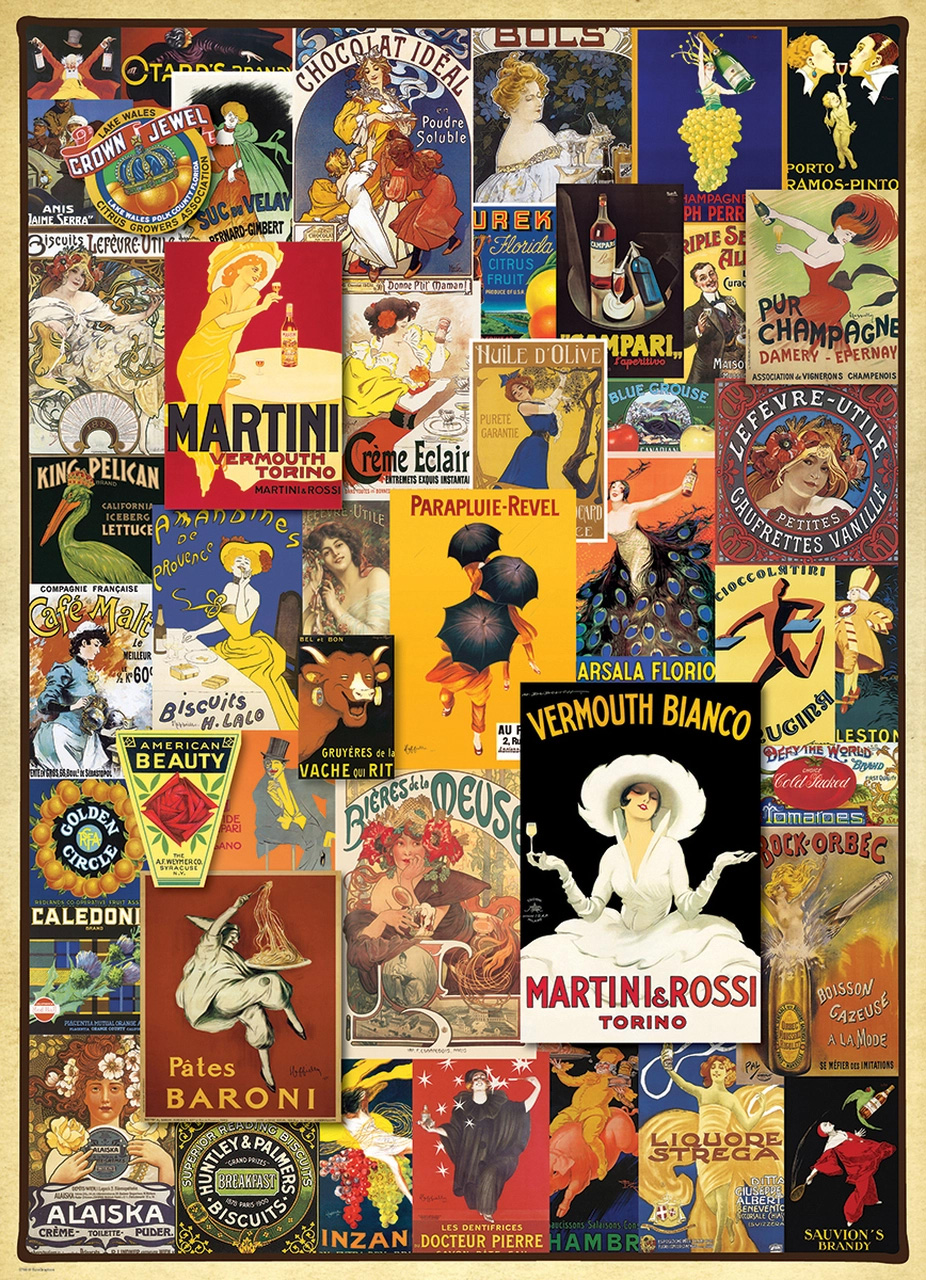 EuroGraphics: Vintage Posters: 1000 Piece Puzzle