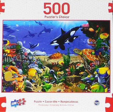 Wonderful Ocean World Sea Life Jigsaw Puzzle