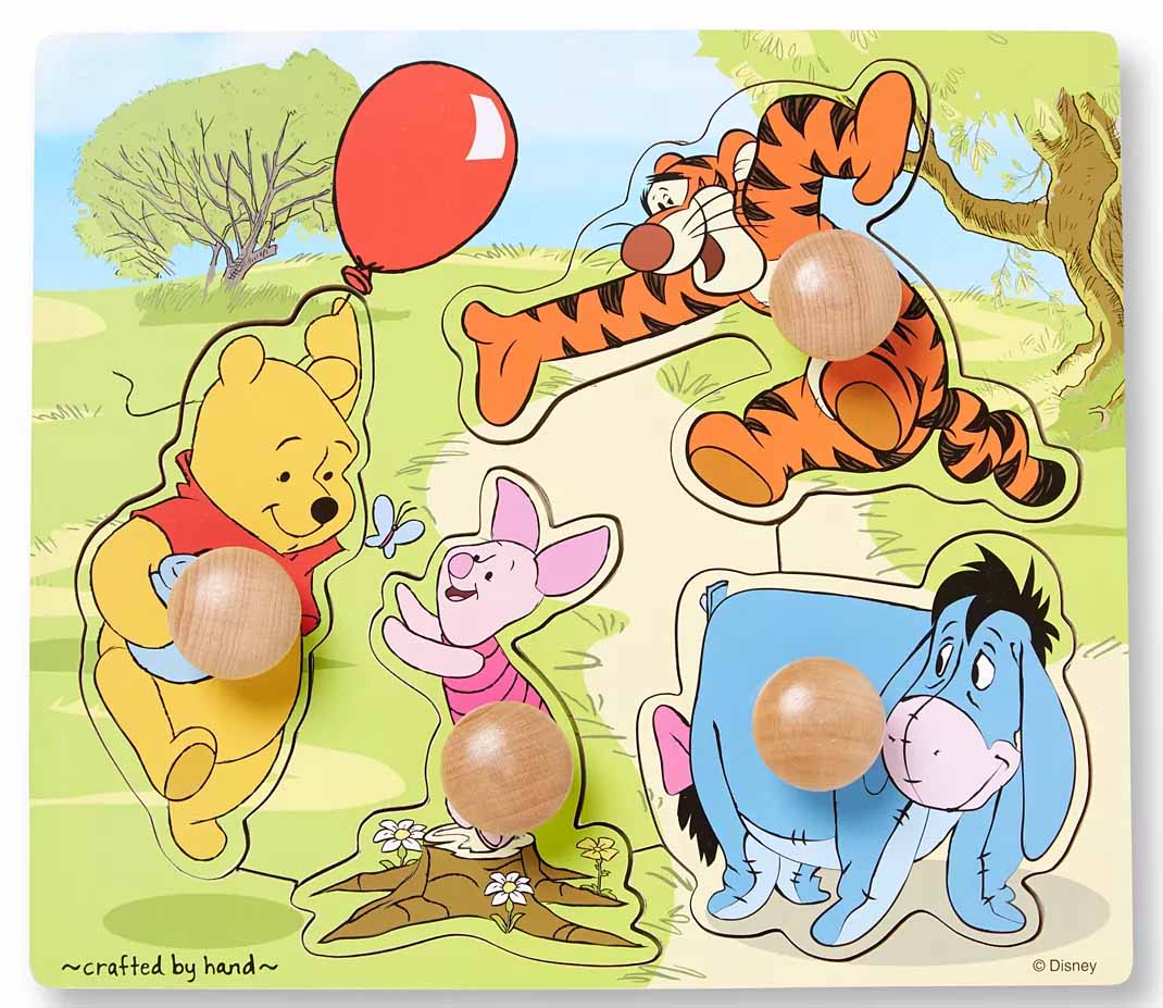 Winnie the Pooh Educational Wooden Jigsaw Puzzle