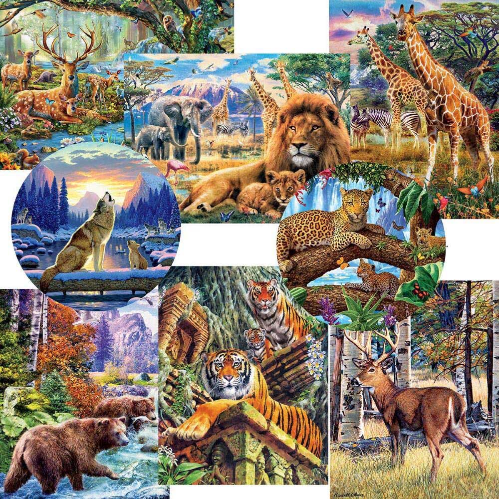 Wildlife  8-in-1 - Scratch and Dent Animals Jigsaw Puzzle