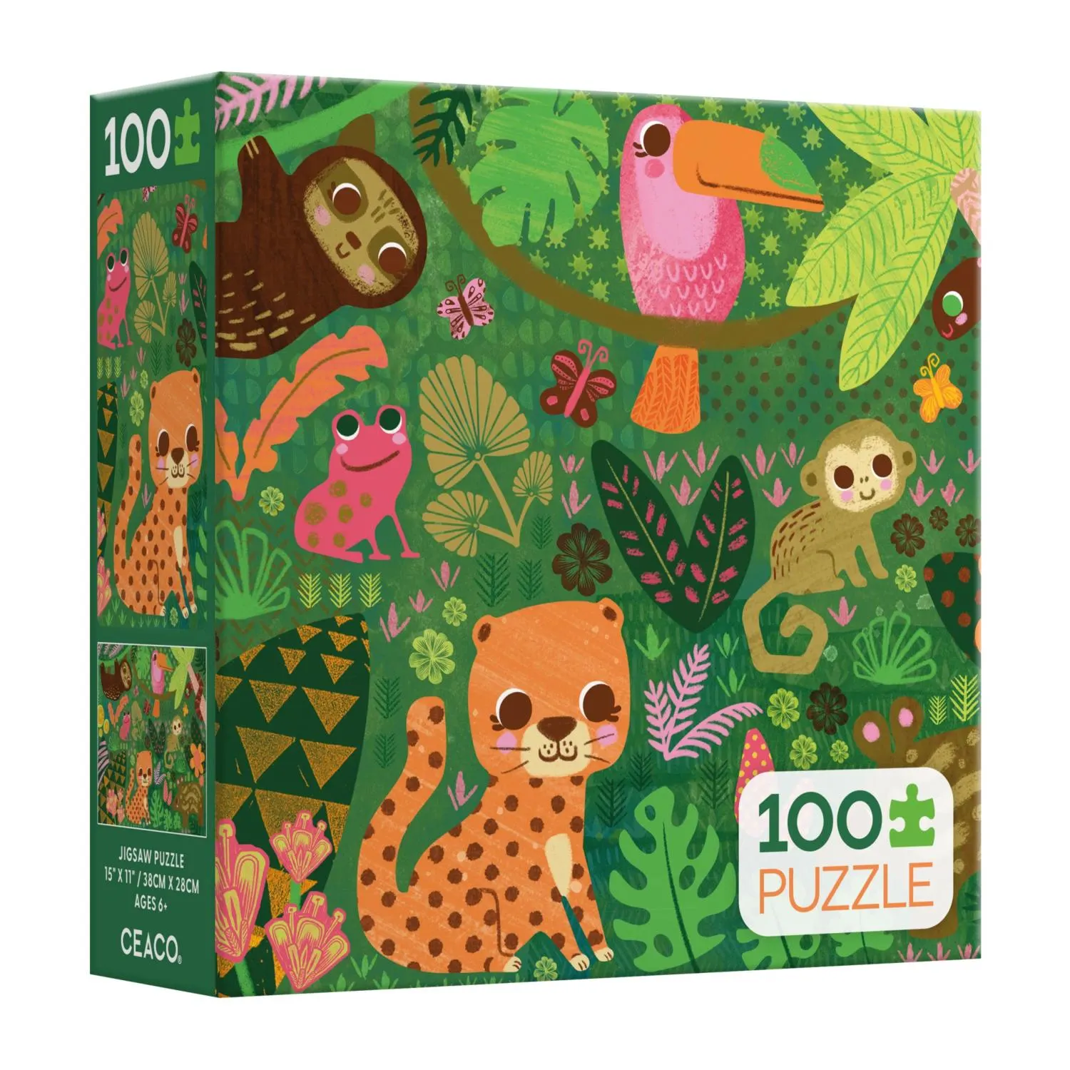 Jungle Menagerie (Kim Fleming) Jungle Animals