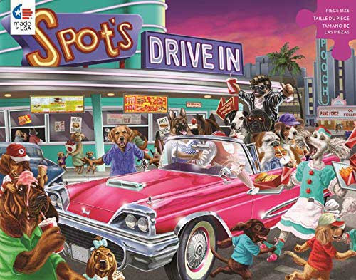 Drive-In - Scratch and Dent Dogs Jigsaw Puzzle