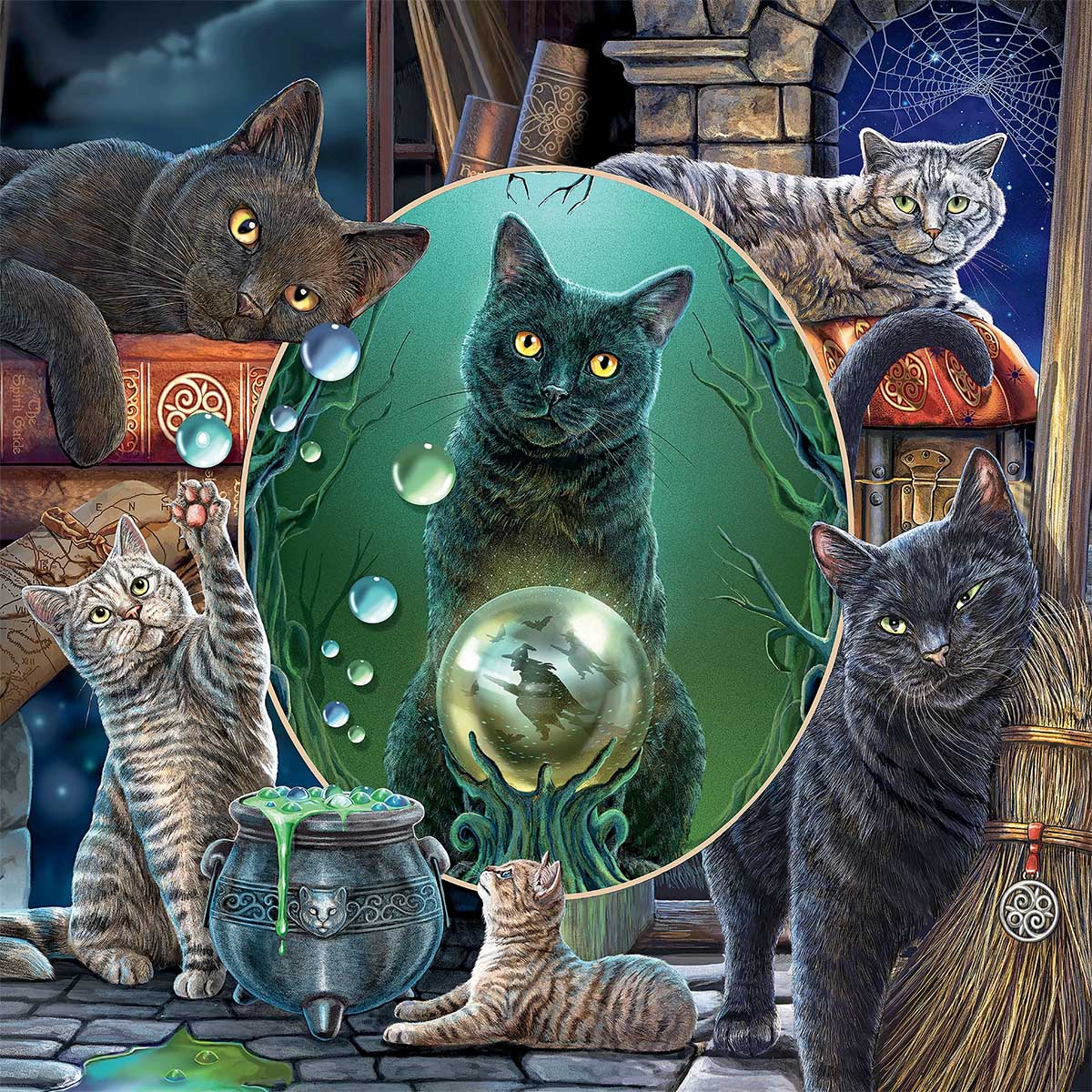 Magical Montage Cats Jigsaw Puzzle