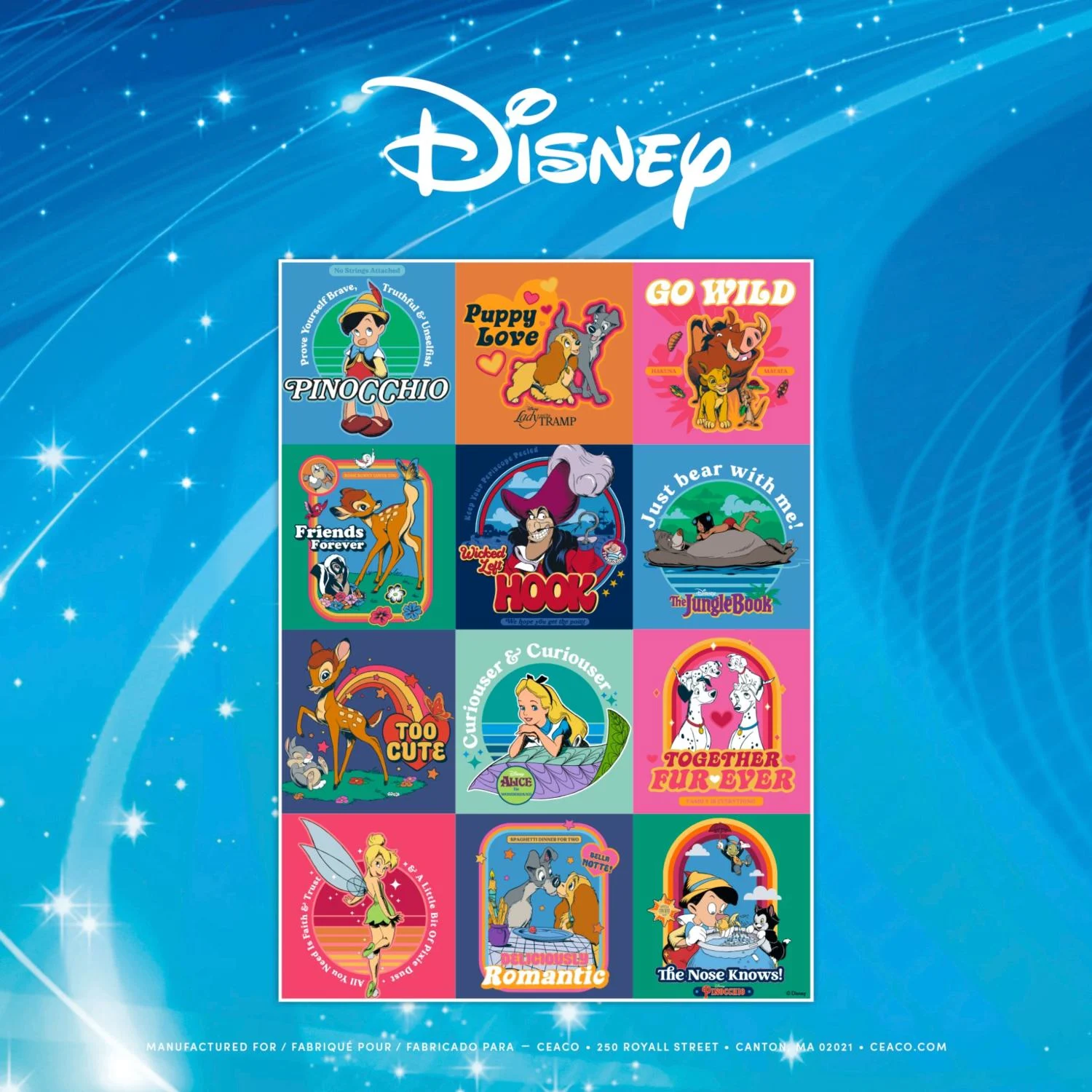Storybook Squares Disney