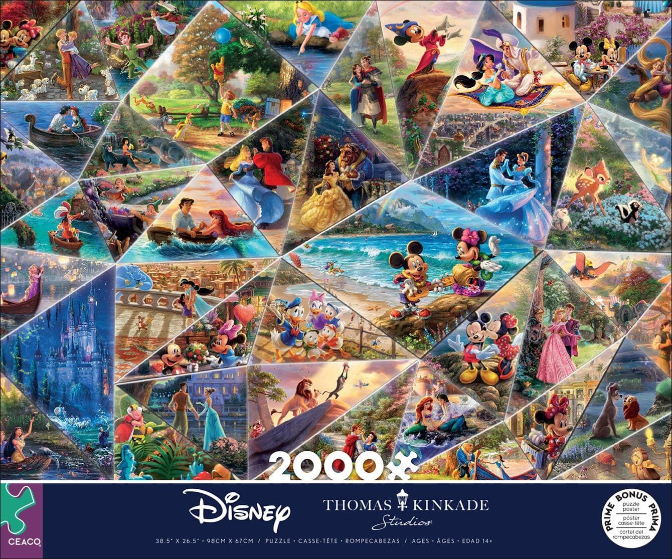 Thomas Kinkade Disney Collage Disney