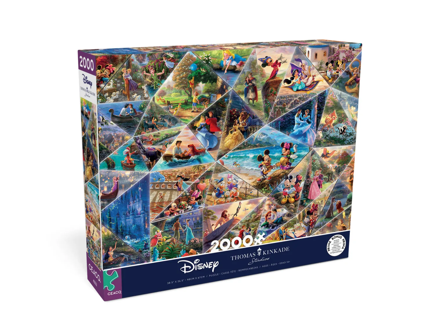 Thomas Kinkade Disney Collage Disney