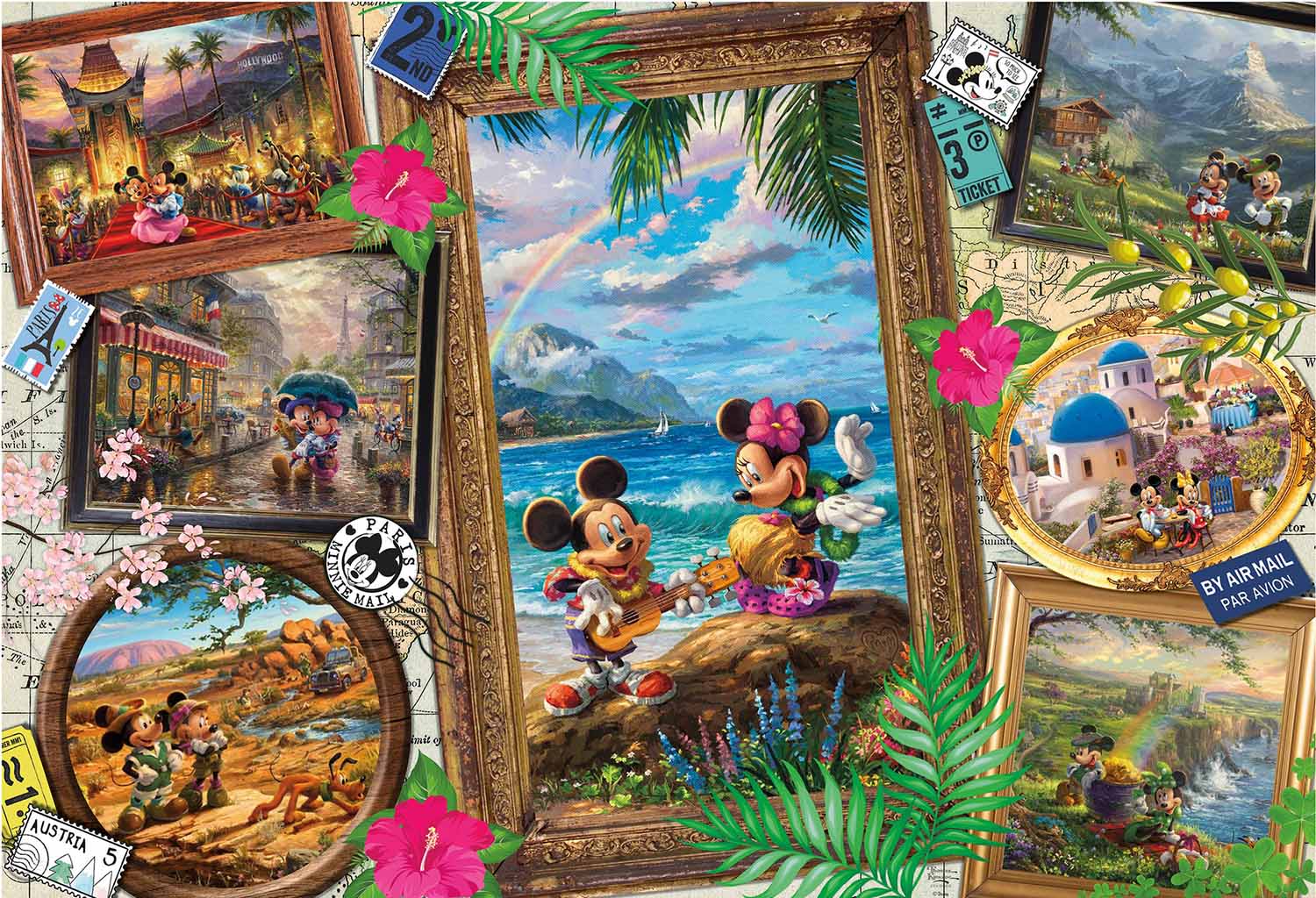 Travel Collage Disney Jigsaw Puzzle