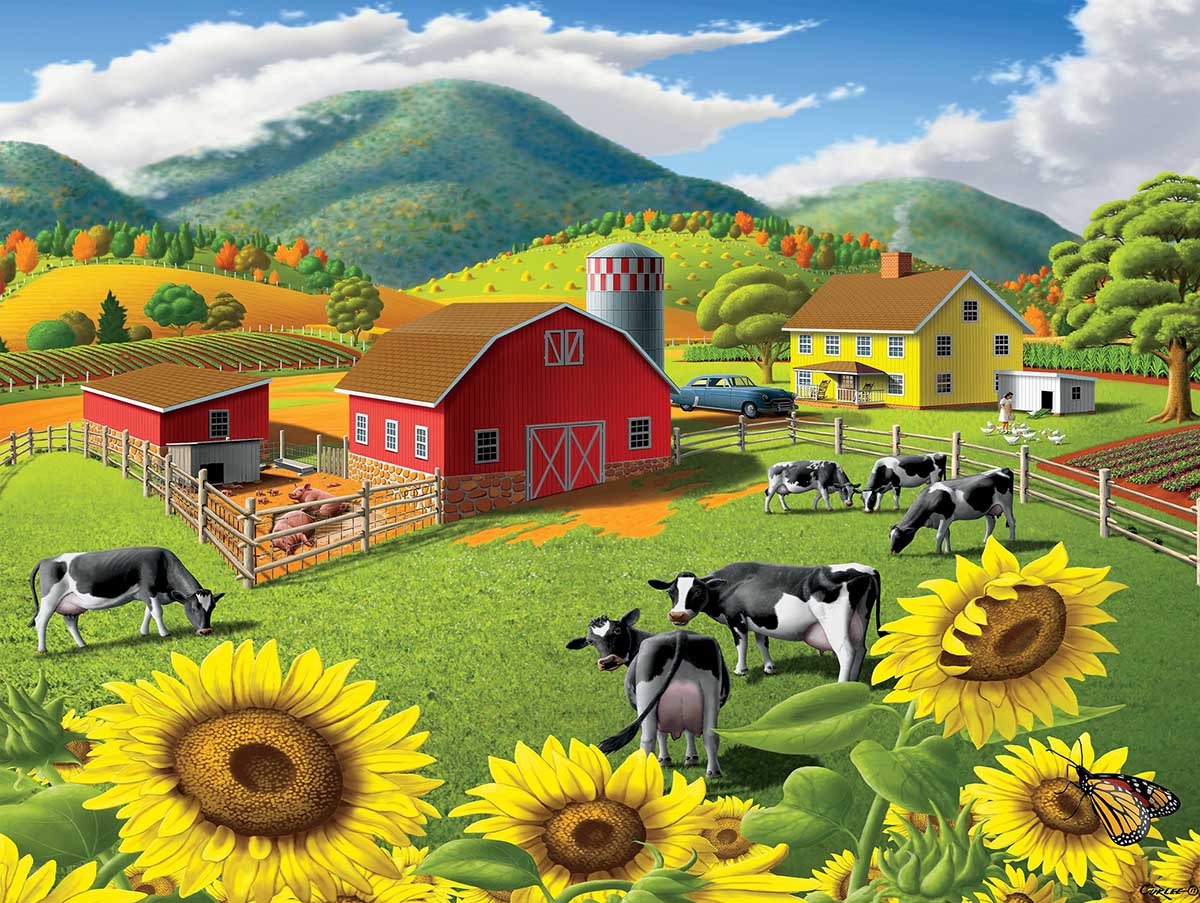 Sunflowers, 550 Pieces, Ceaco | Puzzle Warehouse