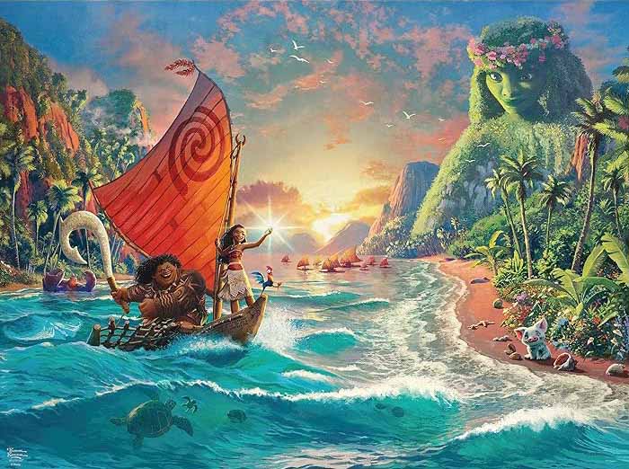 Moana Movies & TV Glitter / Shimmer / Foil Puzzles
