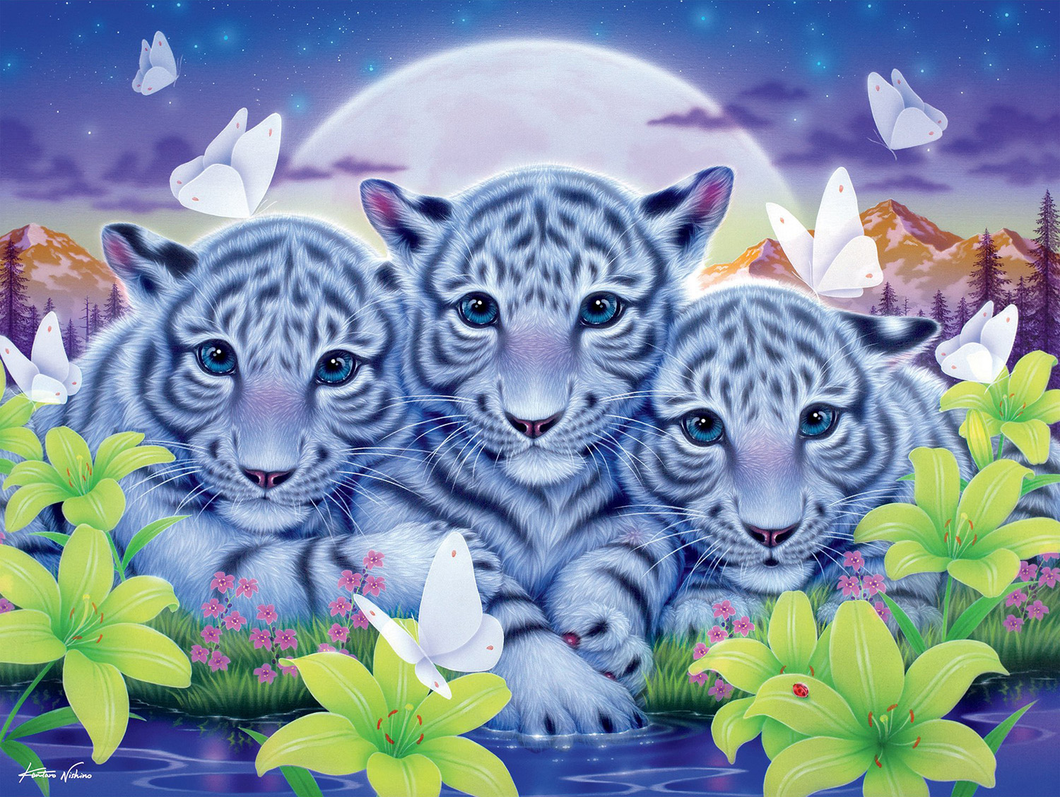 Little Brothers - Scratch and Dent Big Cats Jigsaw Puzzle