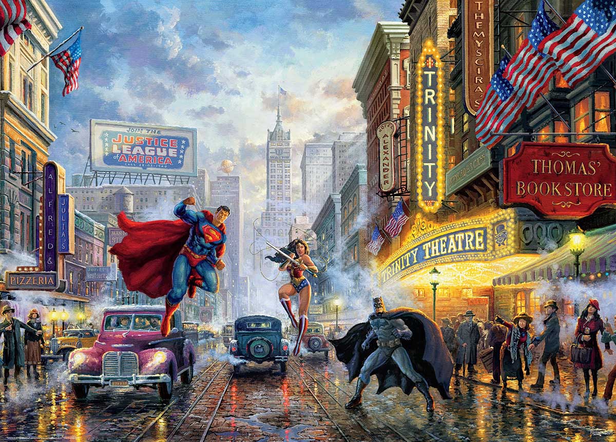 The Trinity - Scratch and Dent Superheroes Jigsaw Puzzle
