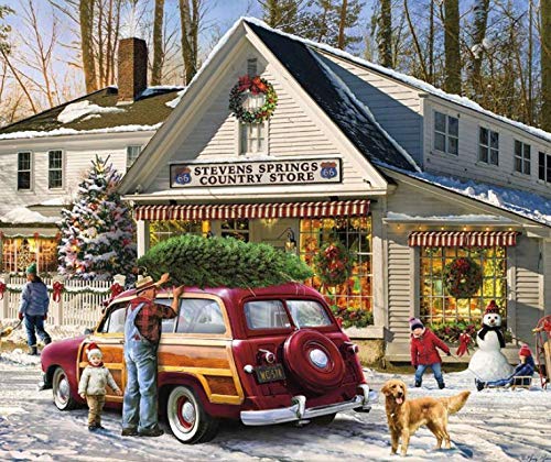Christmas General Store - Scratch and Dent Christmas Jigsaw Puzzle