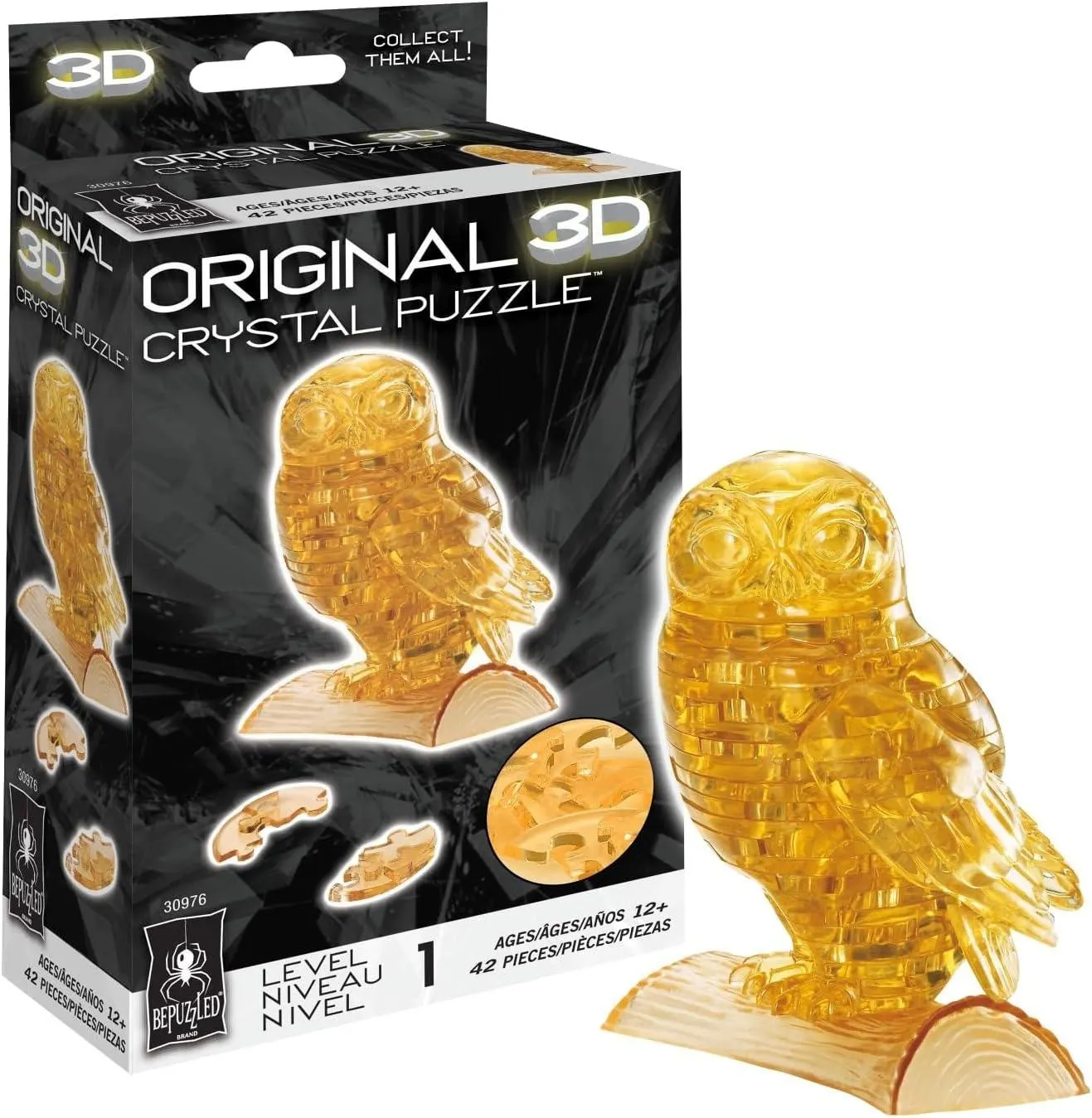 Owl 3D Crystal Puzzle Birds