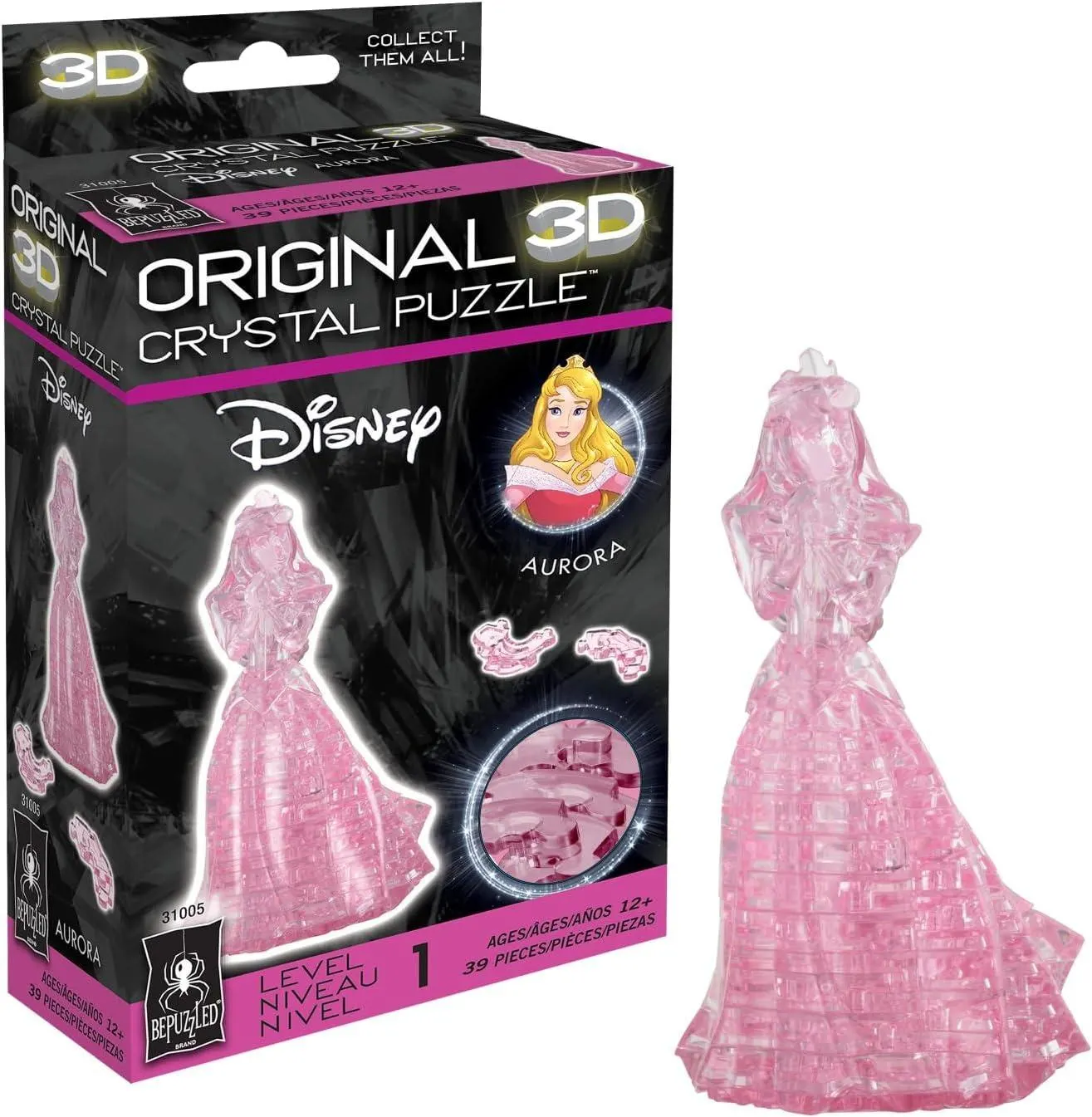 Aurora Original 3D Crystal Puzzle Disney