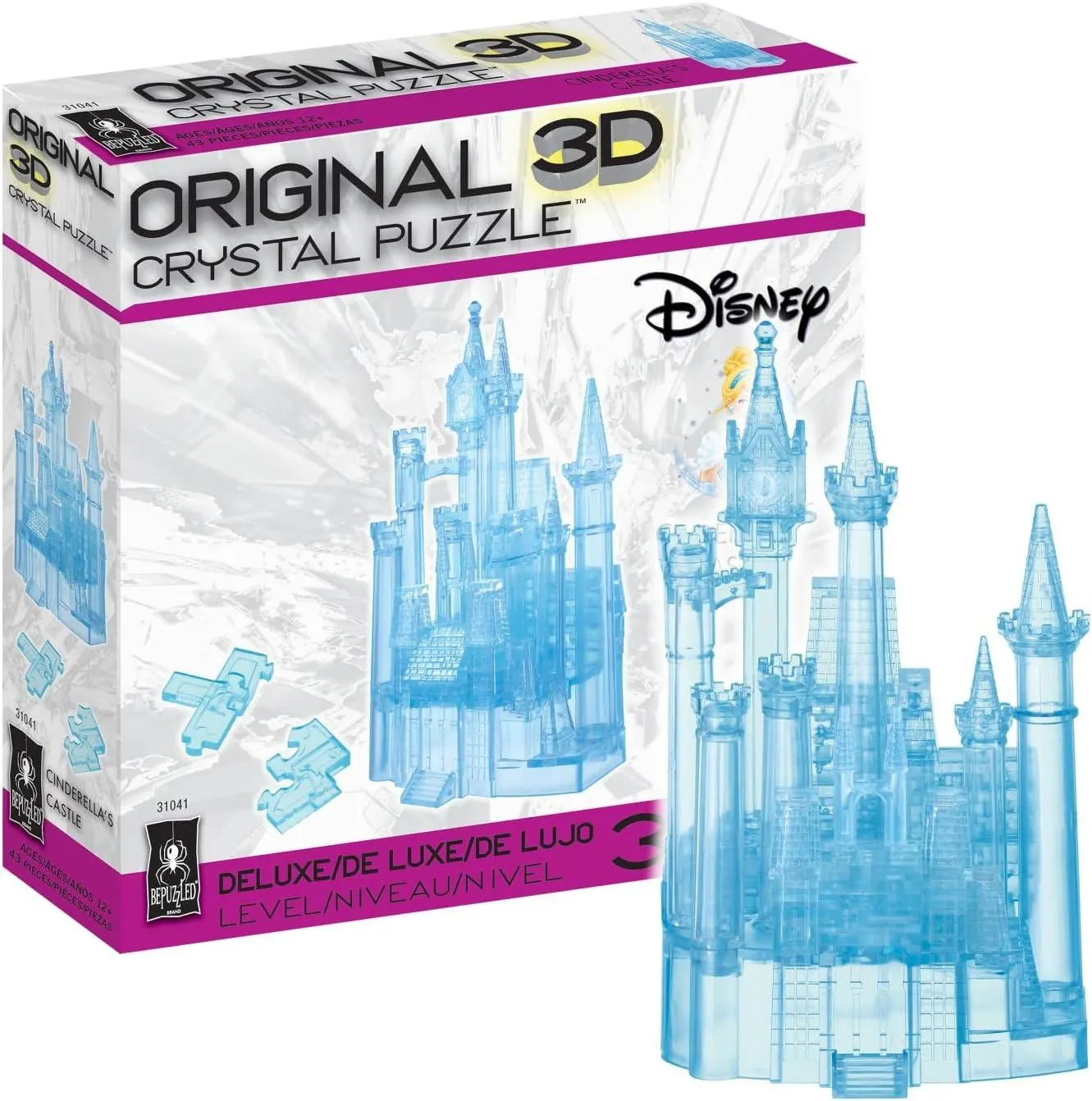Cinderella Castle Original 3D Crystal Puzzle - 71 Piece