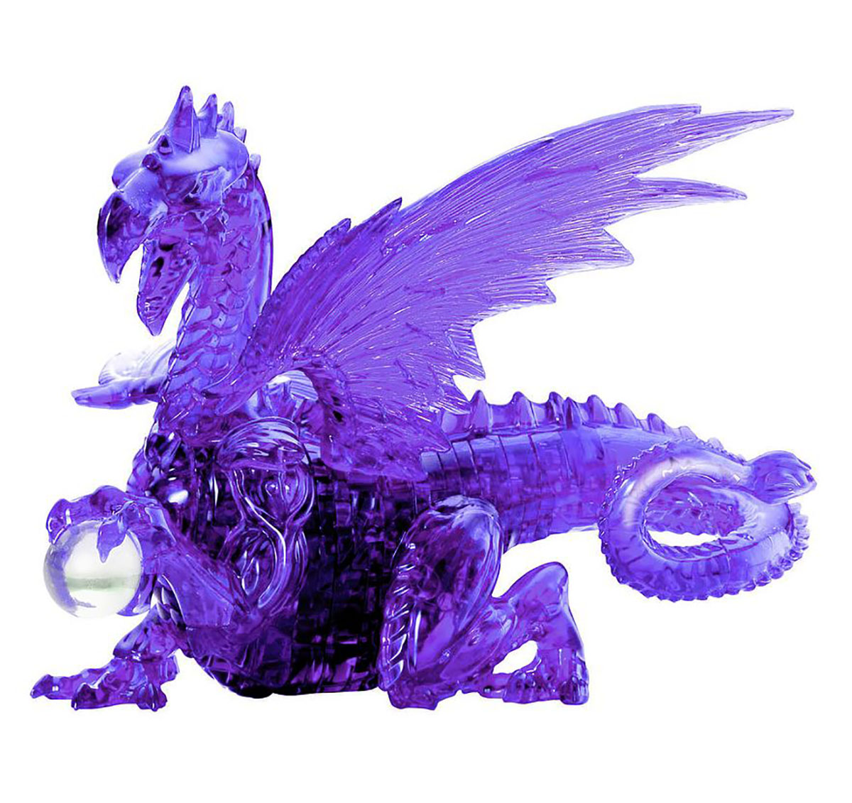 Red Dragon Deluxe 3D Crystal Puzzle Dragon Crystal Puzzle By Bepuzzled
