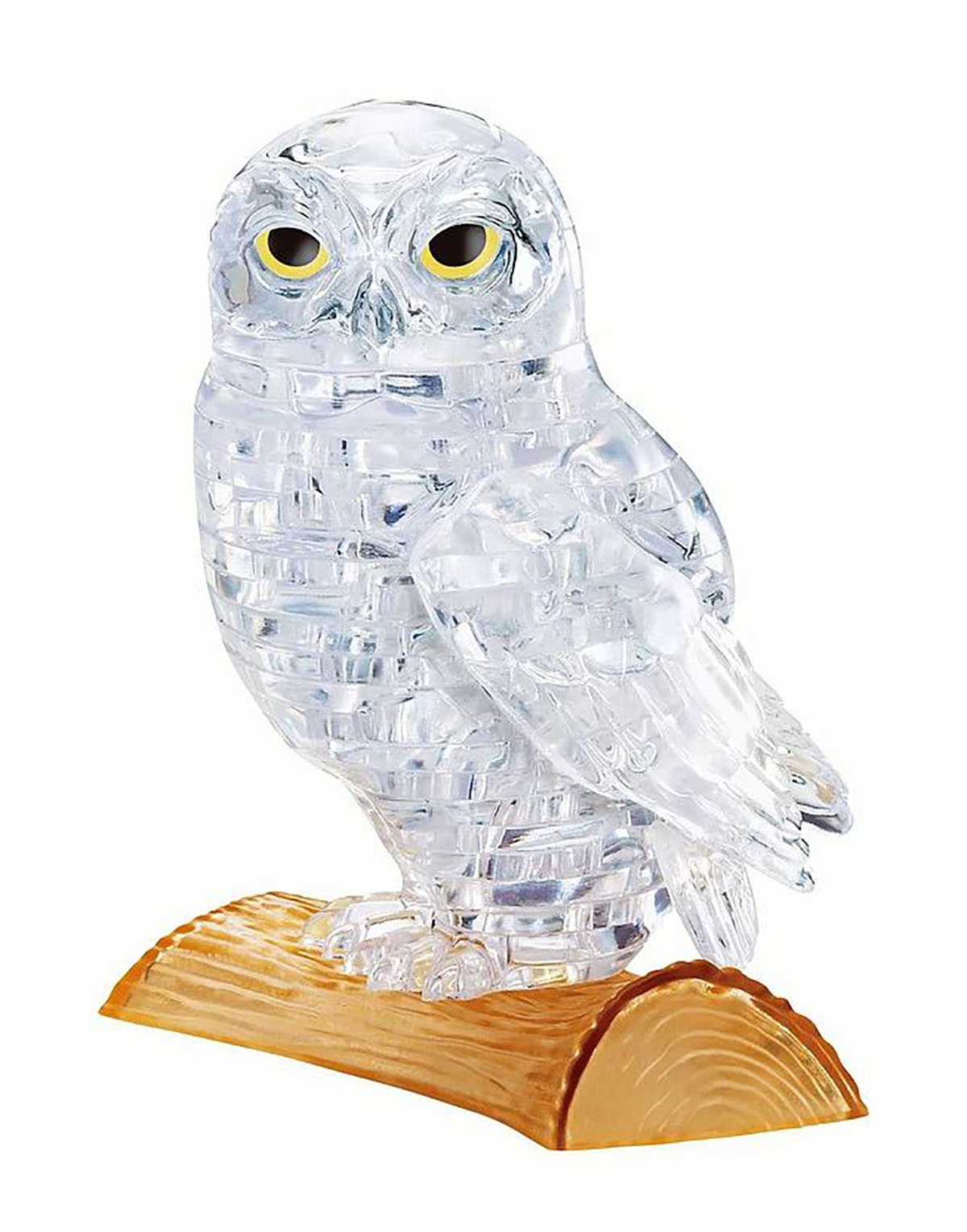 White Owl 3D Crystal Puzzle Birds 3D Puzzle