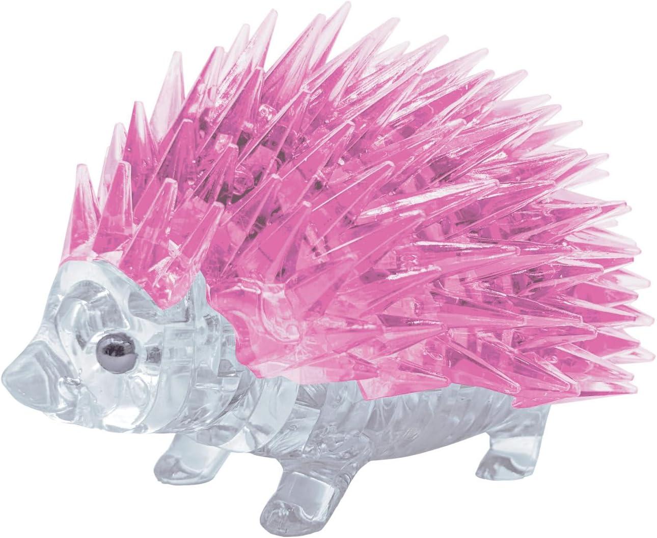 Bepuzzled Pink Hedgehog 3D 55 Piece Crystal Puzzle