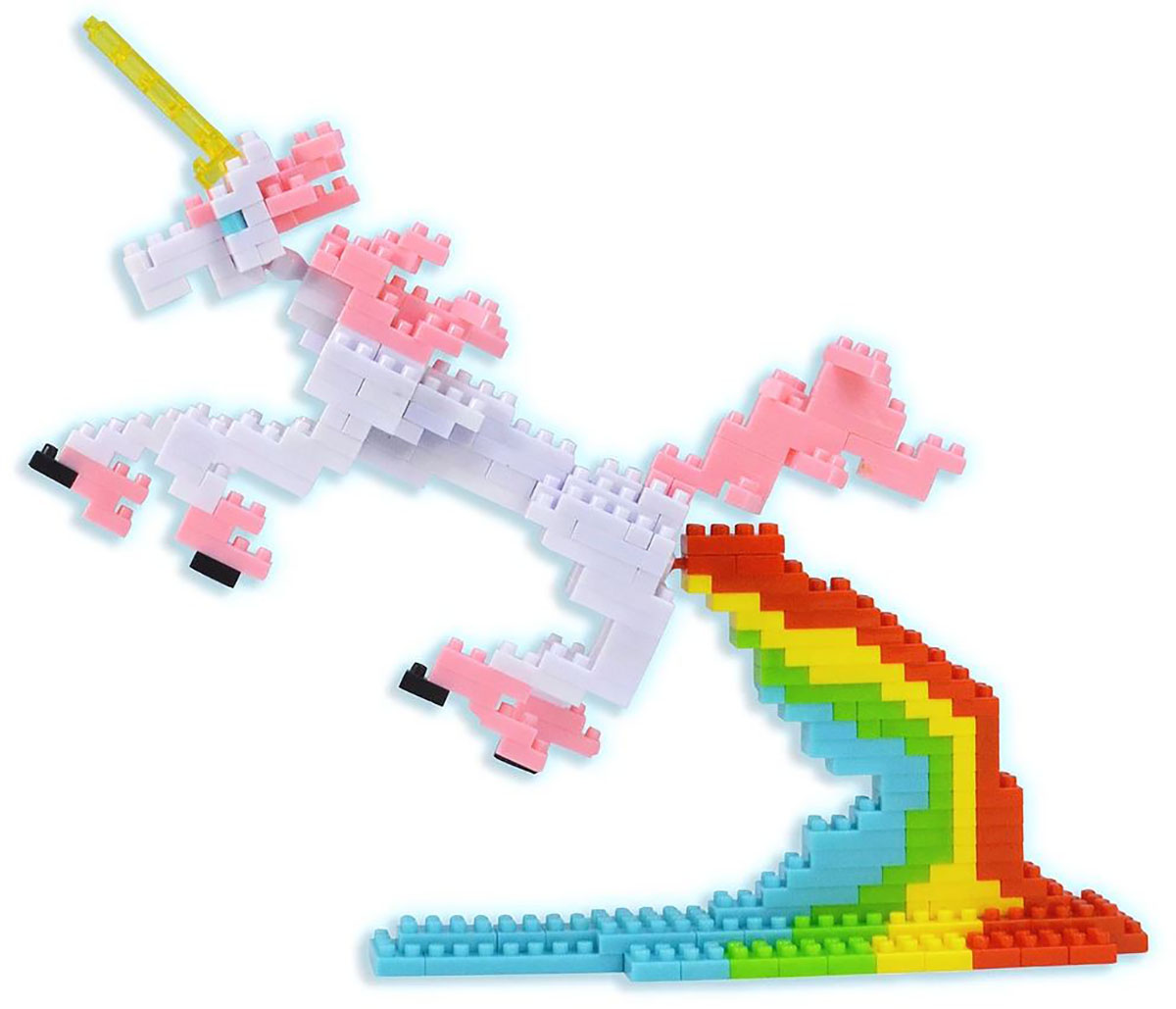 Unicorn 3D Pixel Puzzle Unicorn 3D Puzzle