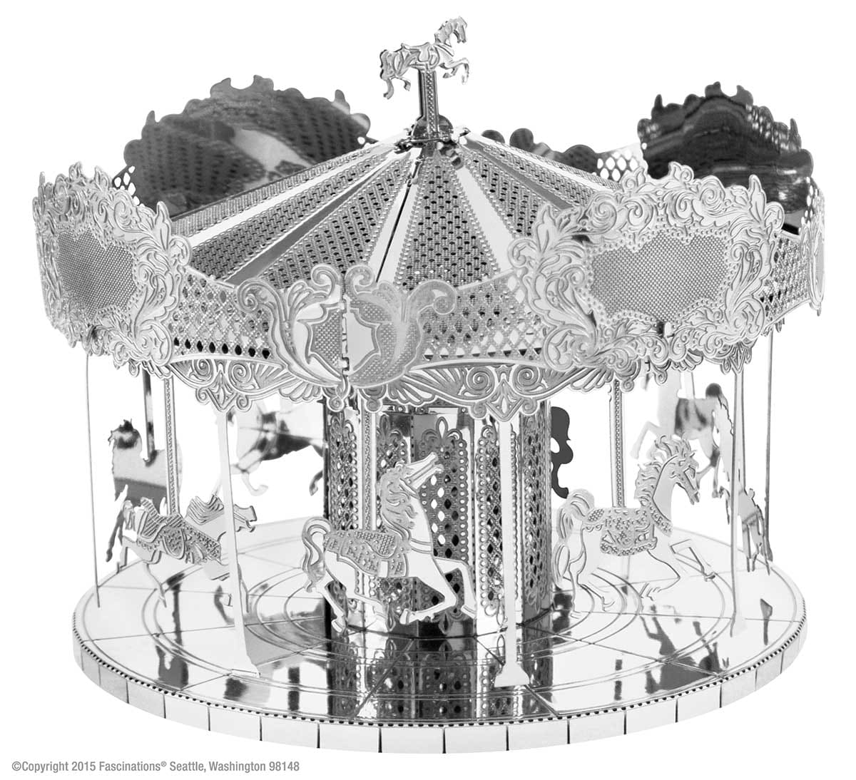 merry go round 1stデモ Merry Go Round by Metal Earth | Puzzle Warehouse