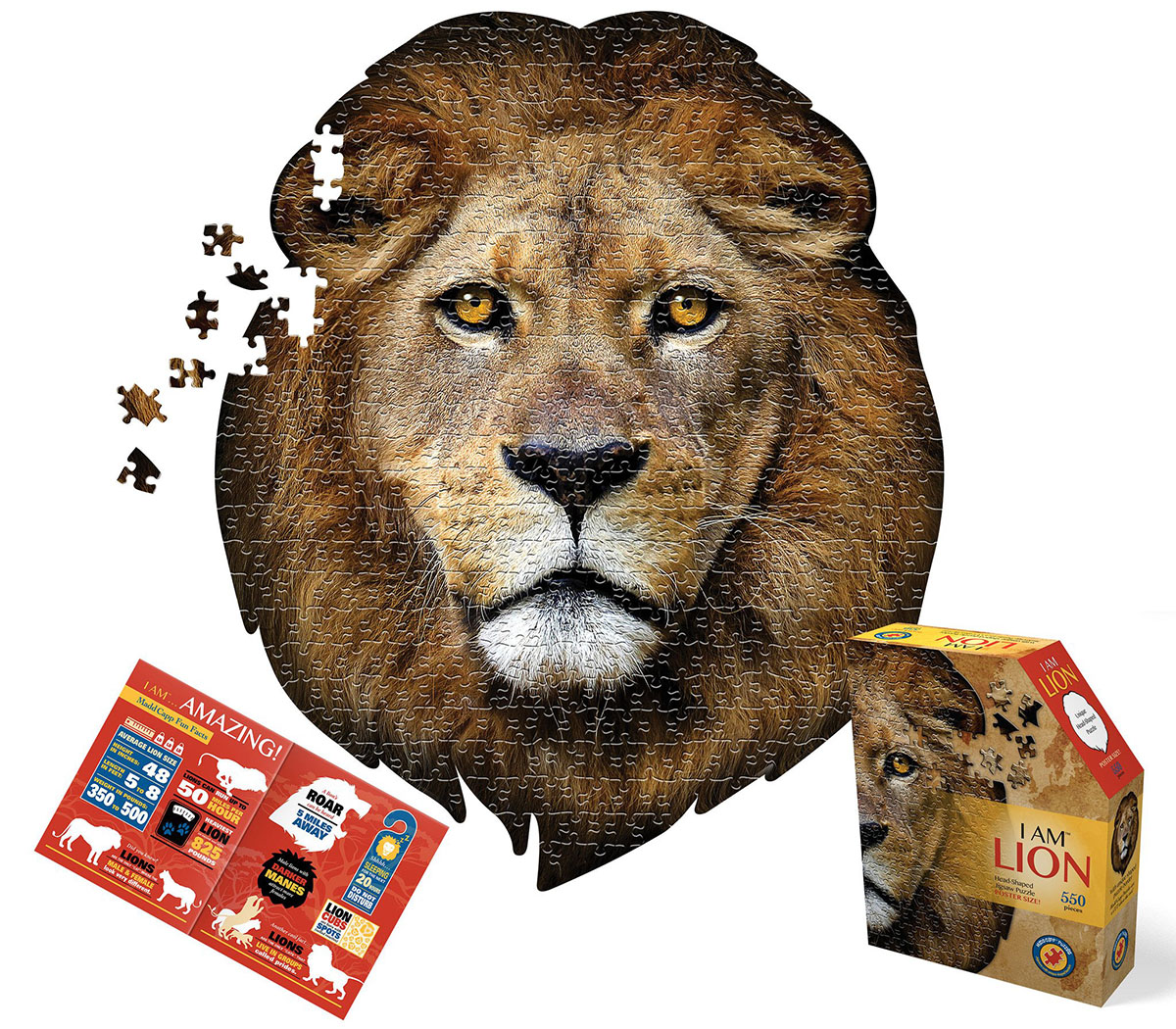 I Am Lion - Scratch and Dent Forest Animal Shaped Puzzle