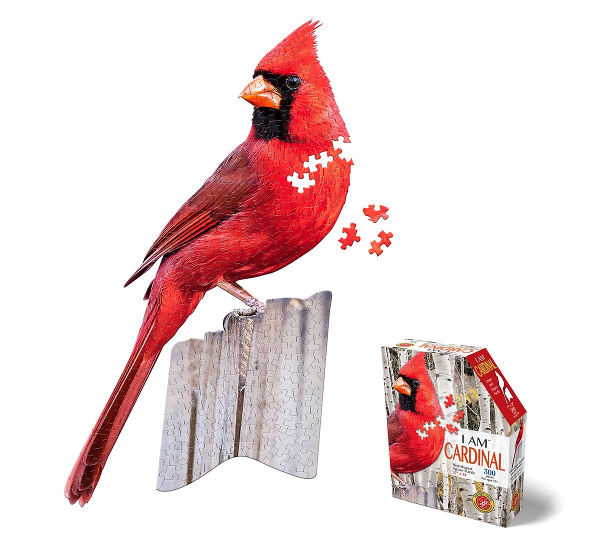 I AM Cardinal Birds Shaped Puzzle