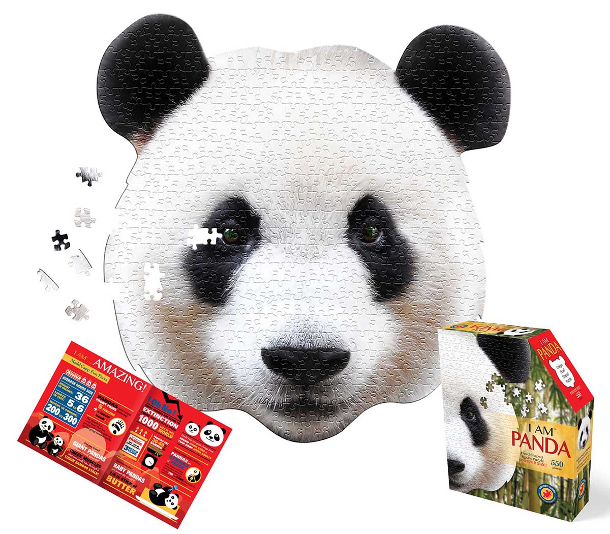 I Am Panda Animals Shaped Puzzle
