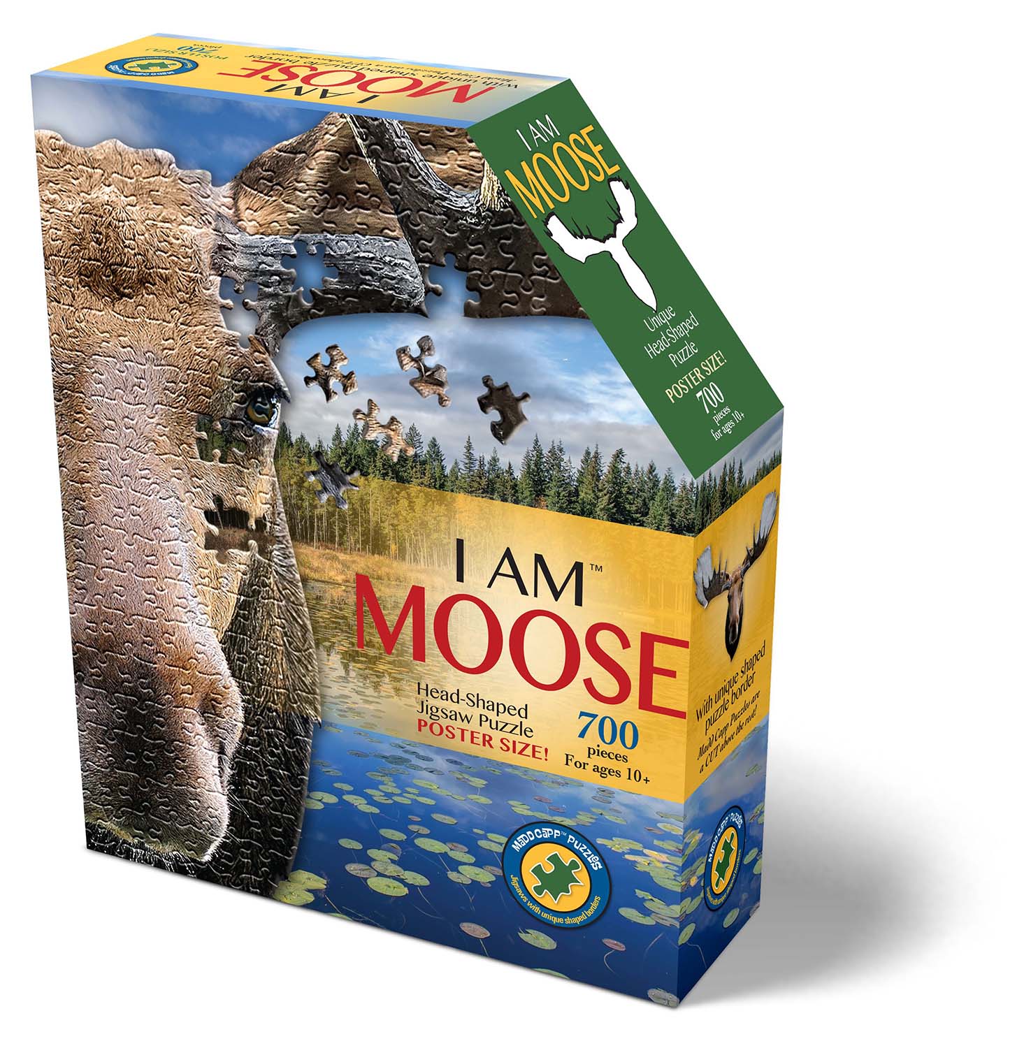 I Am Moose Forest Animal Shaped Puzzle