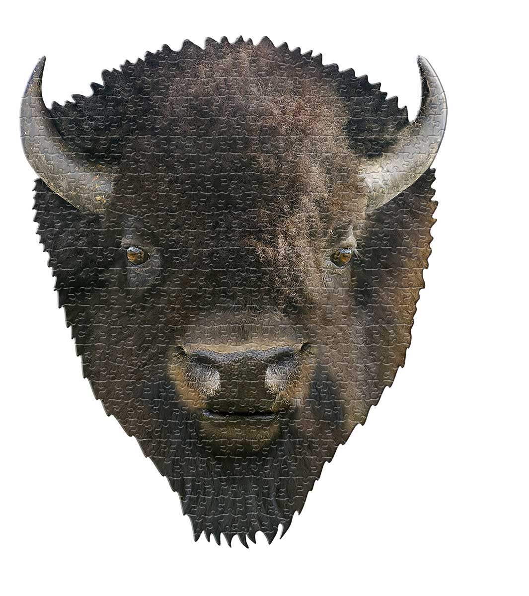 I Am Bison Animals Shaped Puzzle