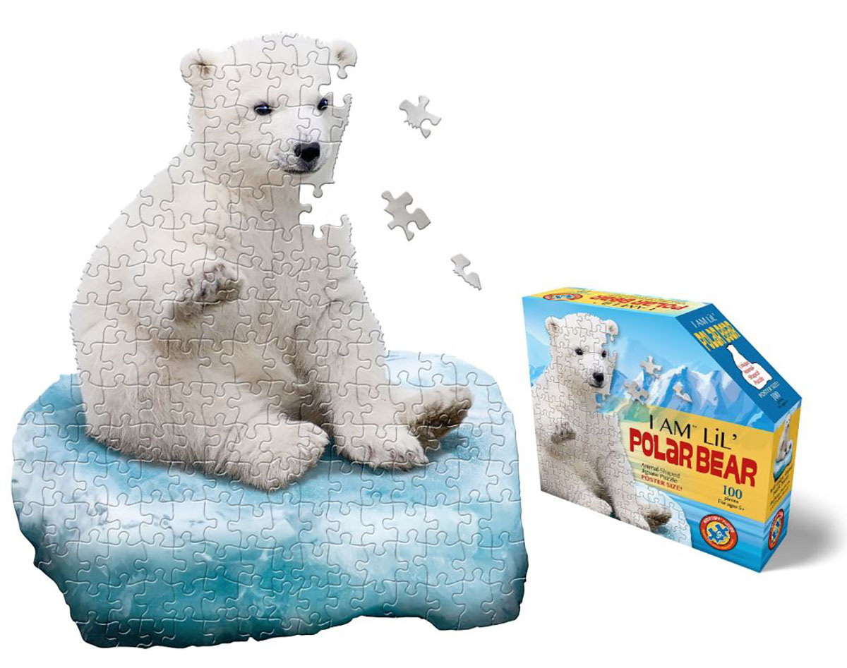 I Am Lil' Polar Bear Bear Shaped Puzzle