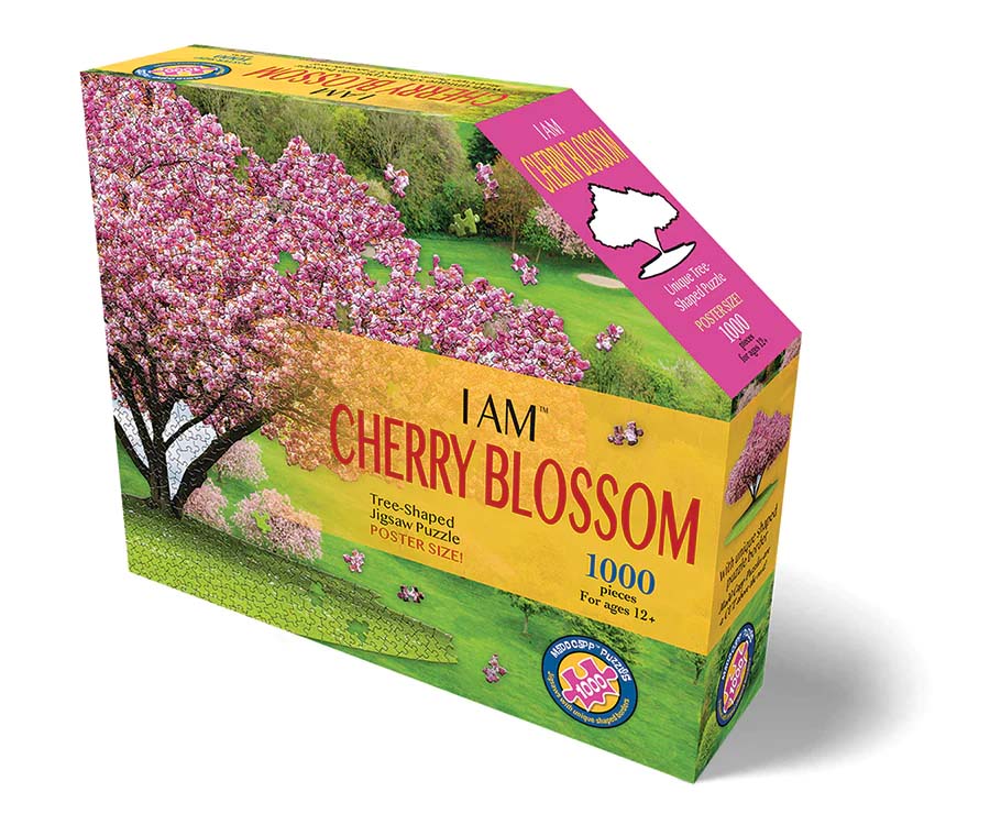 I AM CHERRY BLOSSOM Flower & Garden Shaped Puzzle