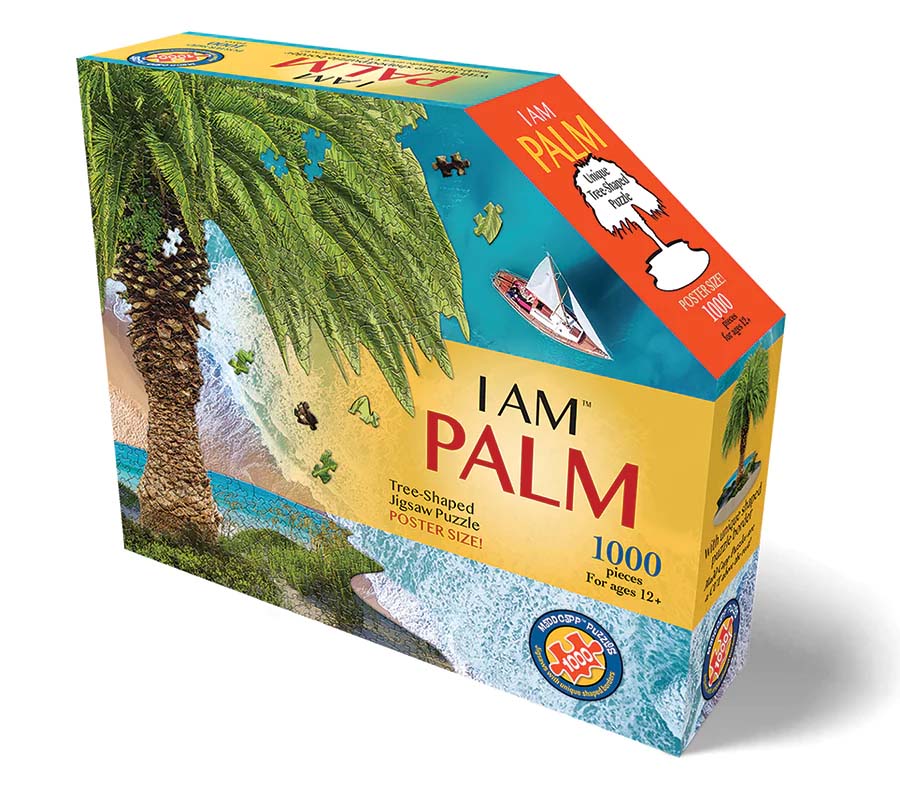 I AM PALM Beach & Ocean Shaped Puzzle