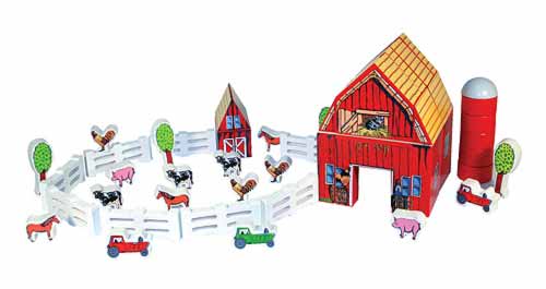 Farm Blocks 60 Pieces Melissa and Doug Puzzle Warehouse