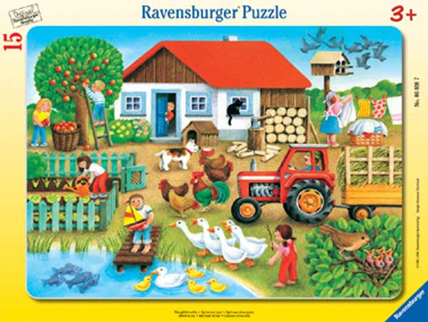 DoodleTown: Farmyard Folly Cartoon Jigsaw Puzzle By Cobble Hill