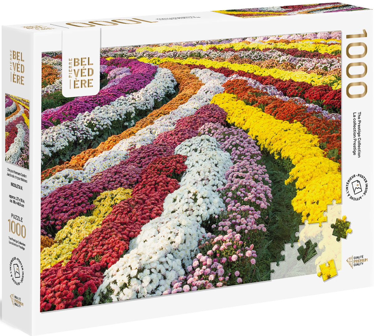Chrysanthemum Garden Flower & Garden Jigsaw Puzzle