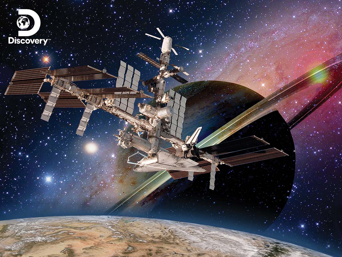 Satelite In Space - Discovery Space Jigsaw Puzzle