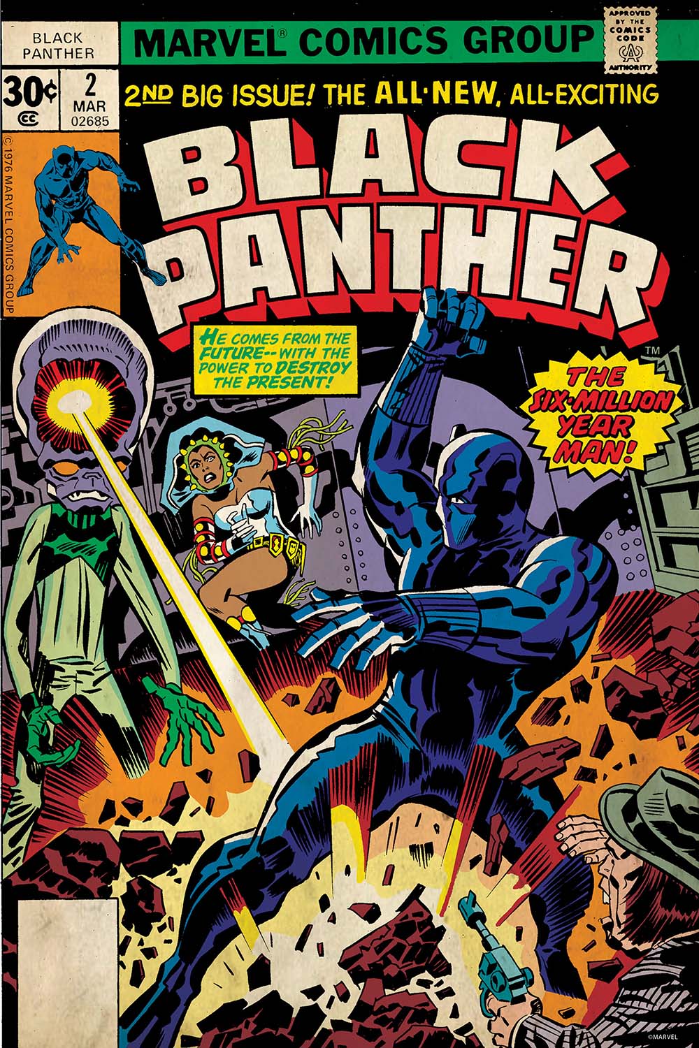 Marvel Comics Black Panther Nostalgic & Retro Jigsaw Puzzle