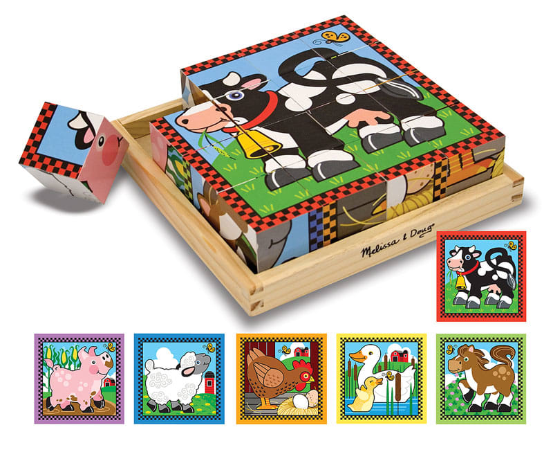 Farm Cube Puzzle Farm Animal