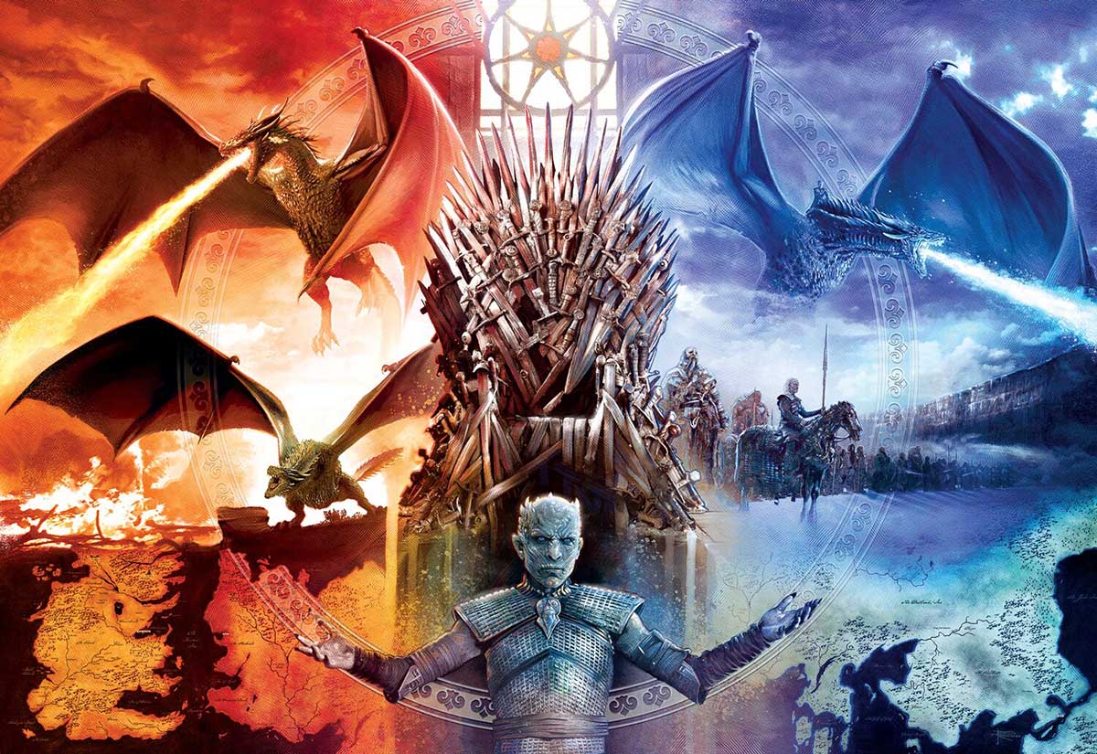 Game of Thrones - Fire and Ice - Scratch and Dent Game of Thrones Jigsaw Puzzle