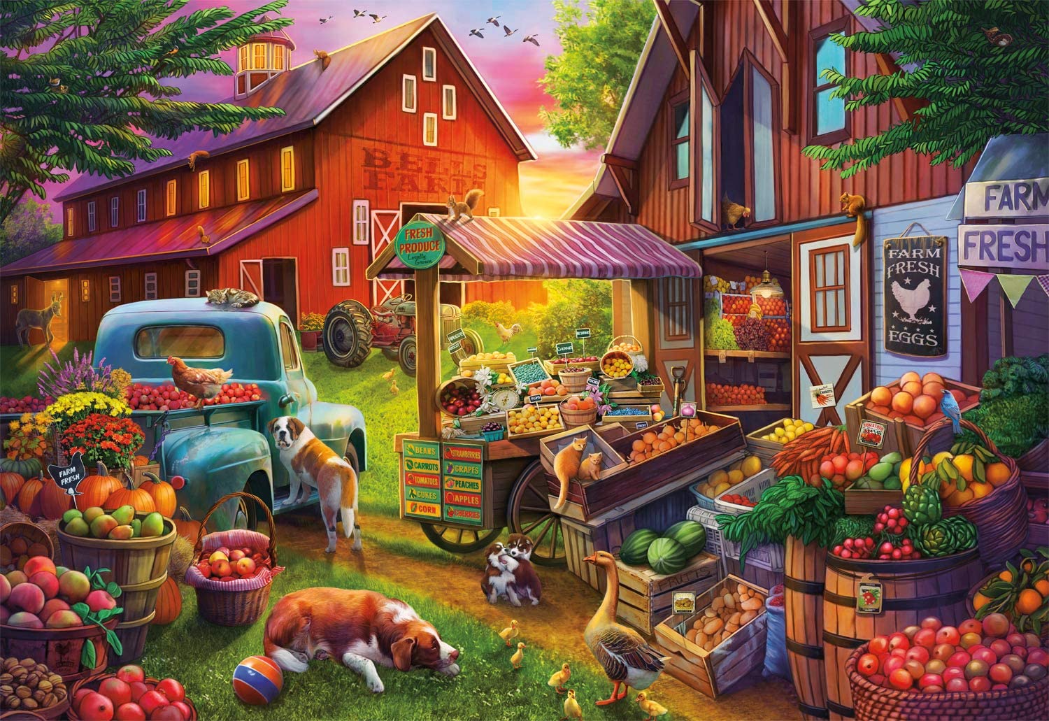 Bell's Farm Farm Jigsaw Puzzle